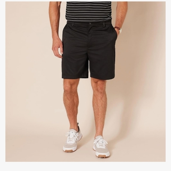 Amazon Essentials NWOT black slim golf shorts 38w - Picture 1 of 14